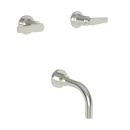 Newport Brass Tub Faucet, Polished Nickel, Wall 3-2975-15